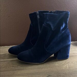 Chic Midnight Blue Women's Ankle Booties